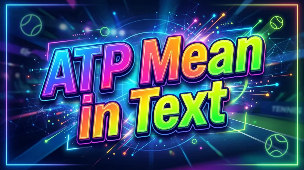 ATP Mean in Text