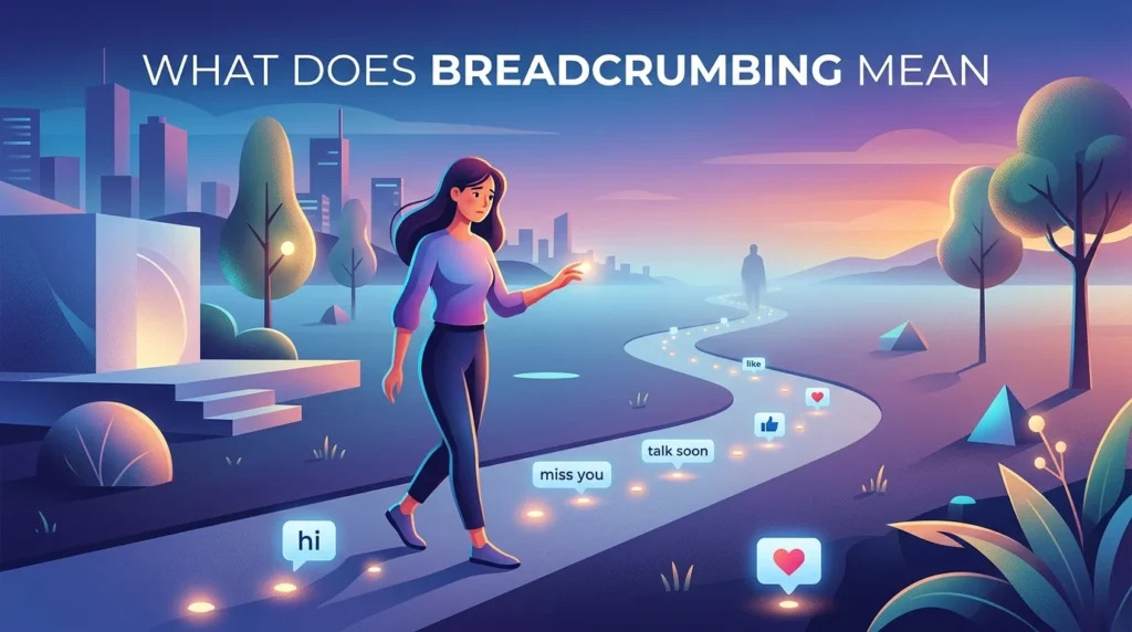 What Does Breadcrumbing Mean