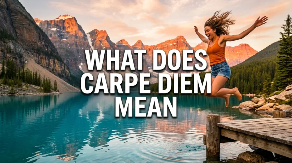 What Does Carpe Diem Meaning
