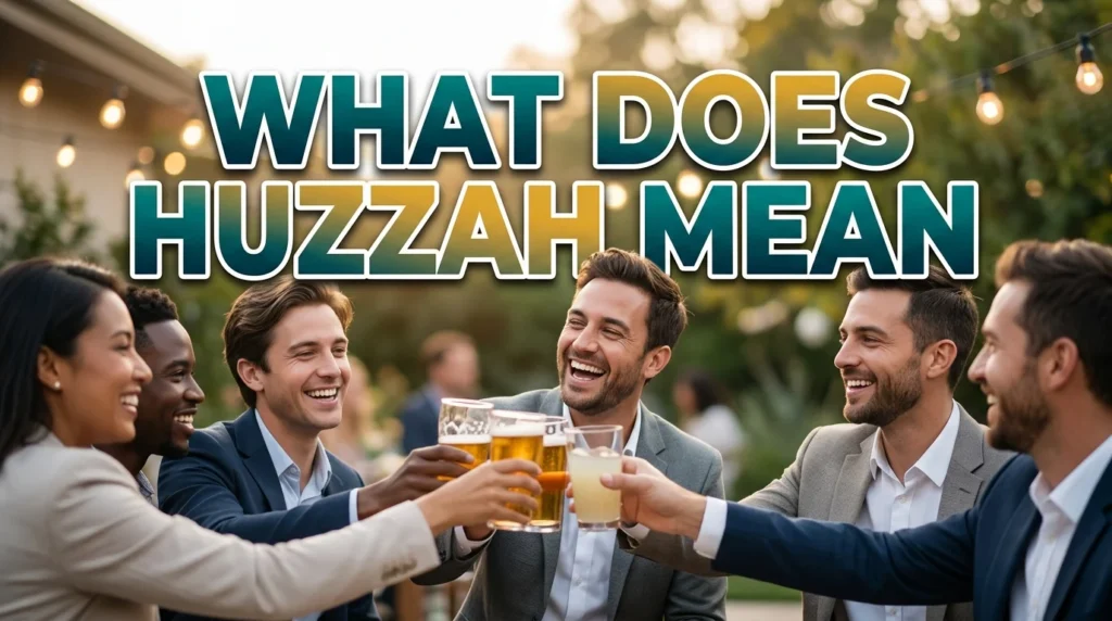 What Does Huzzah Meaning