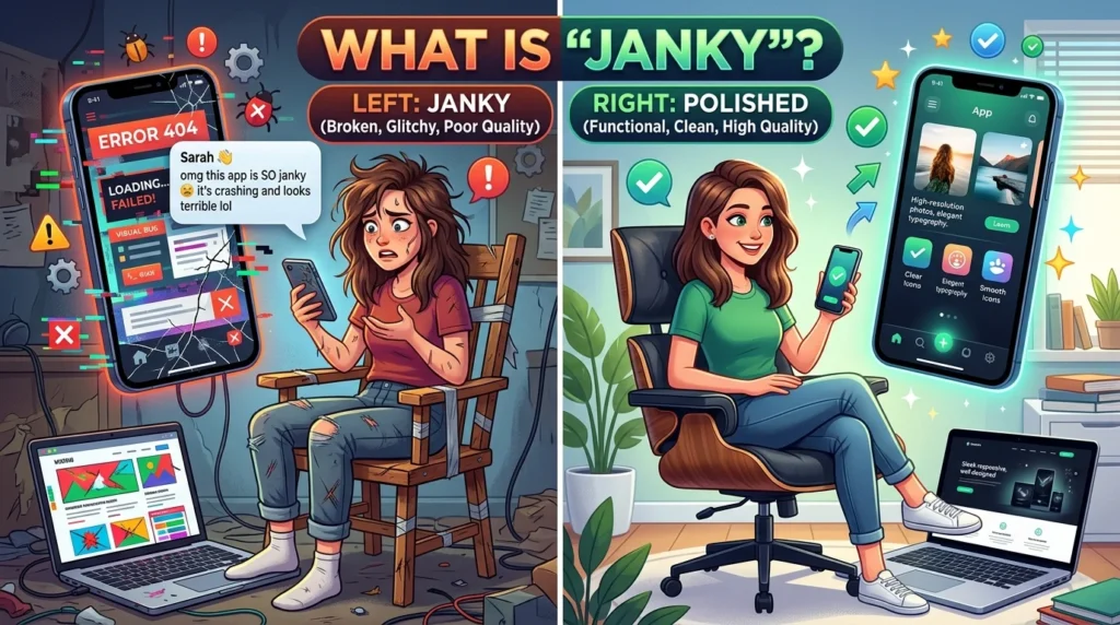 What Does Janky Mean