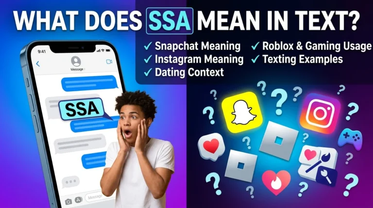 What Does SSA Mean in Text