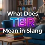 What Does TBR Mean in Slang? Simple Meaning Explained