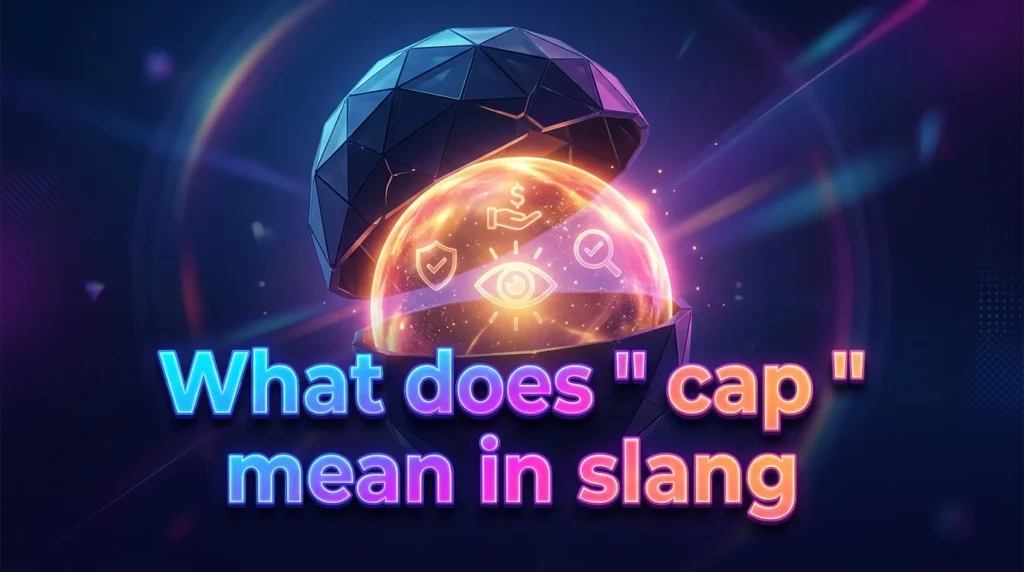 What does cap mean in slang